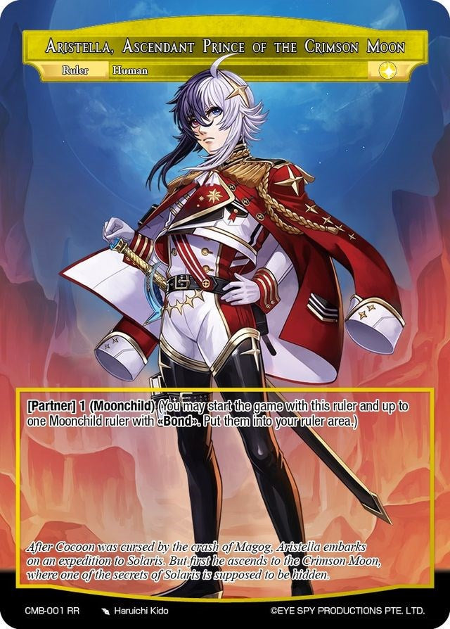 Aristella, Ascendant Prince of the Crimson Moon (CMB-001 RR) [Crimson Moon's Battleground]