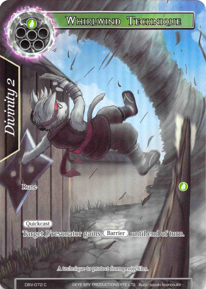 Whirlwind Technique (Full Art) (DBV-072) [The Decisive Battle of Valhalla]