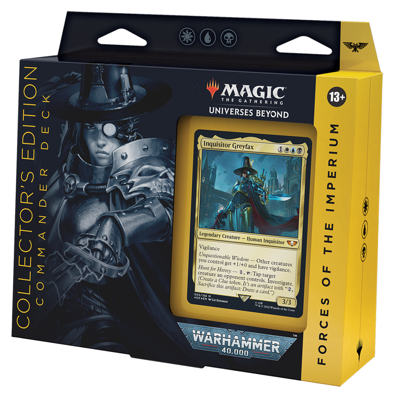 mtg imperium commander deck MtG Warhammer 40k Forces of the Imperium Commander Deck