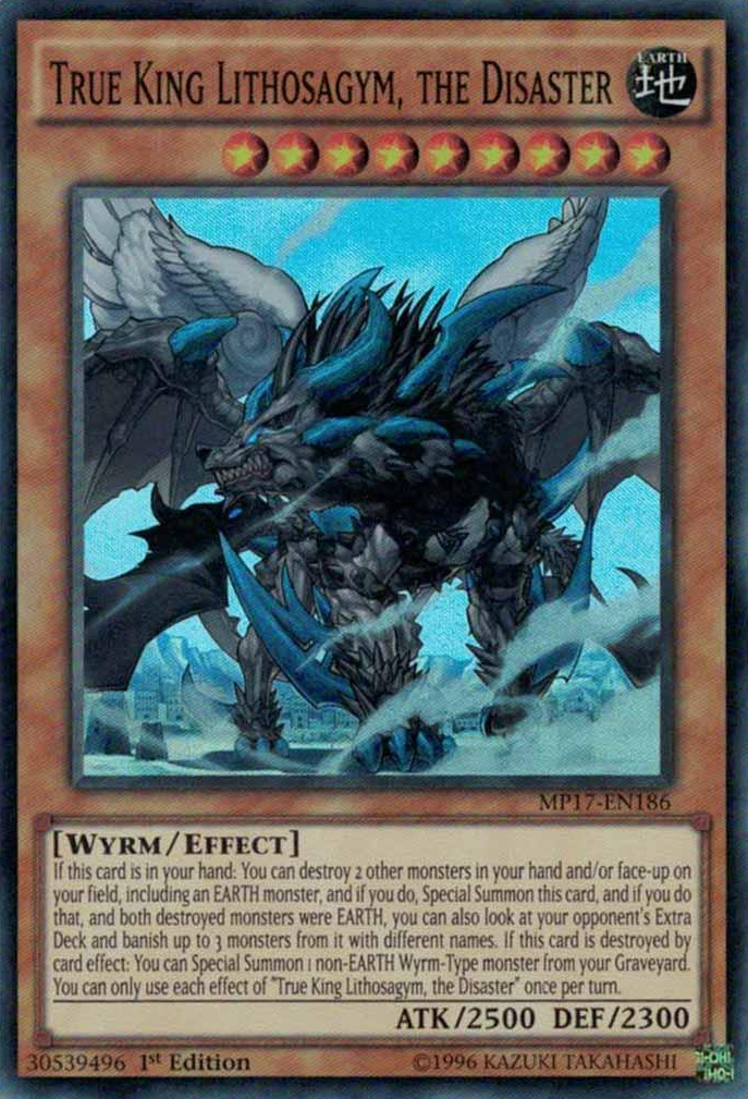 True King Lithosagym, the Disaster [MP17-EN186] Super Rare