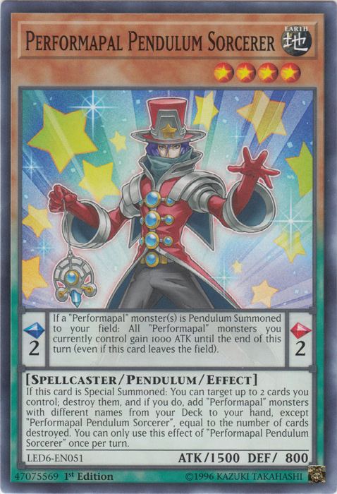 Performapal Pendulum Sorcerer [LED6-EN051] Common