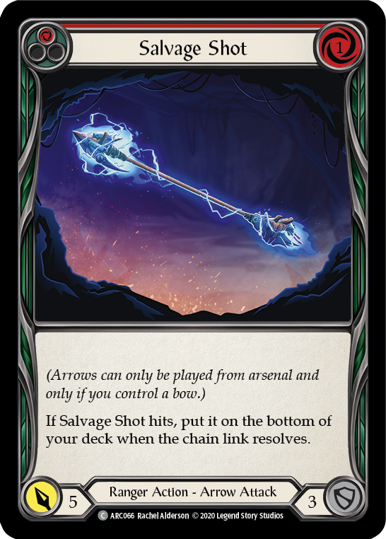 Salvage Shot (Red) [U-ARC066] (Arcane Rising Unlimited)  Unlimited Normal