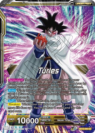 Turles // Turles, Accursed Power (BT15-092) [Saiyan Showdown Prerelease Promos]