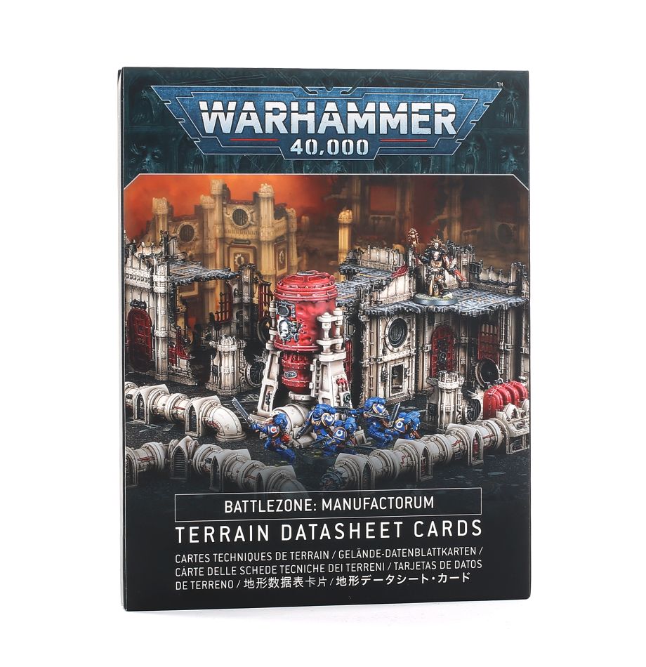 Warhammer 40000: Battlezone: Manufactorum - Terrain Datasheet Cards