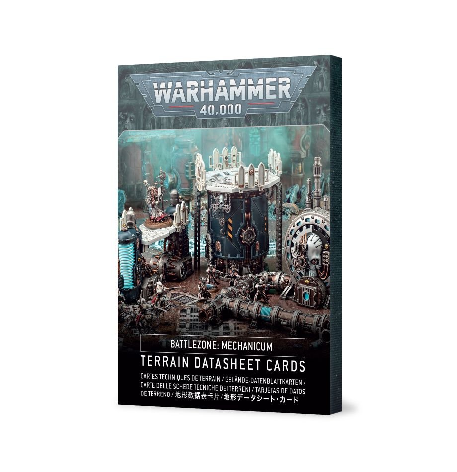 Warhammer 40000: Battlezone: Mechanicum: Terrain Datasheet Cards