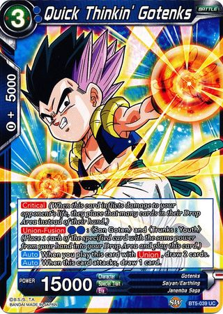 Quick Thinkin' Gotenks (BT5-039) [Miraculous Revival]