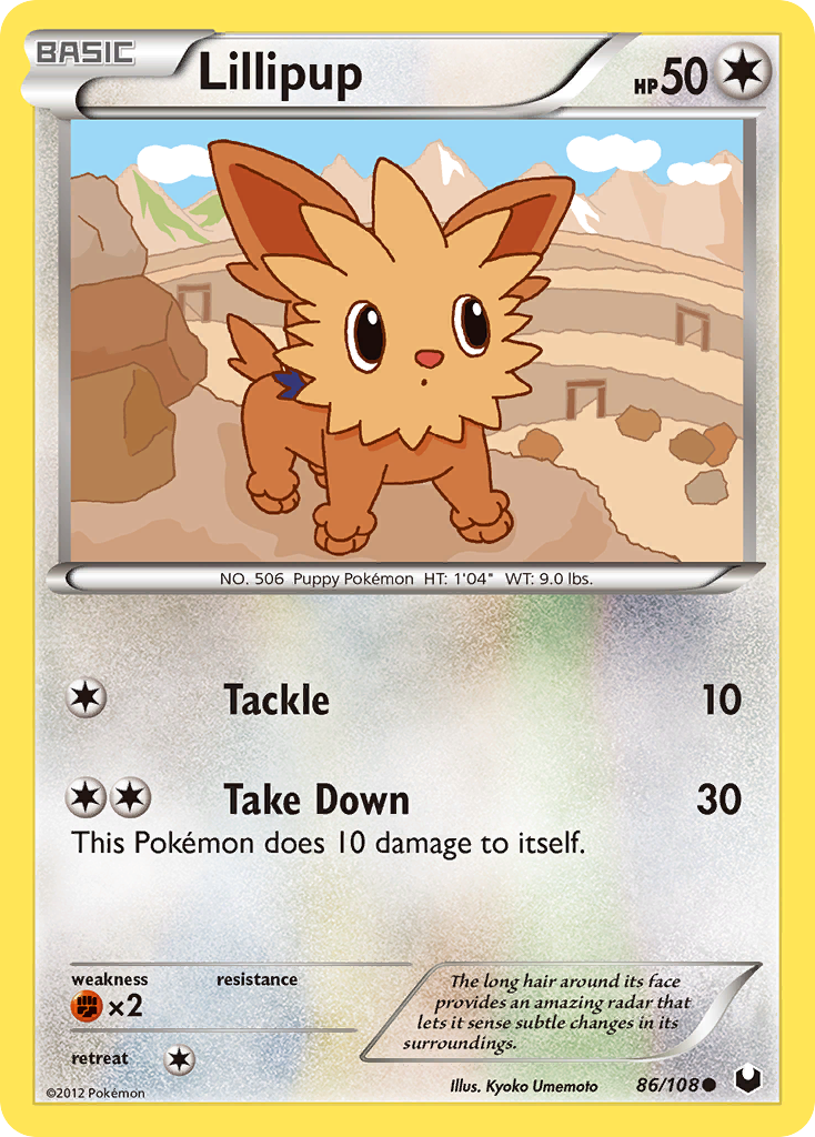 Lillipup (86/108) [Black & White: Dark Explorers]