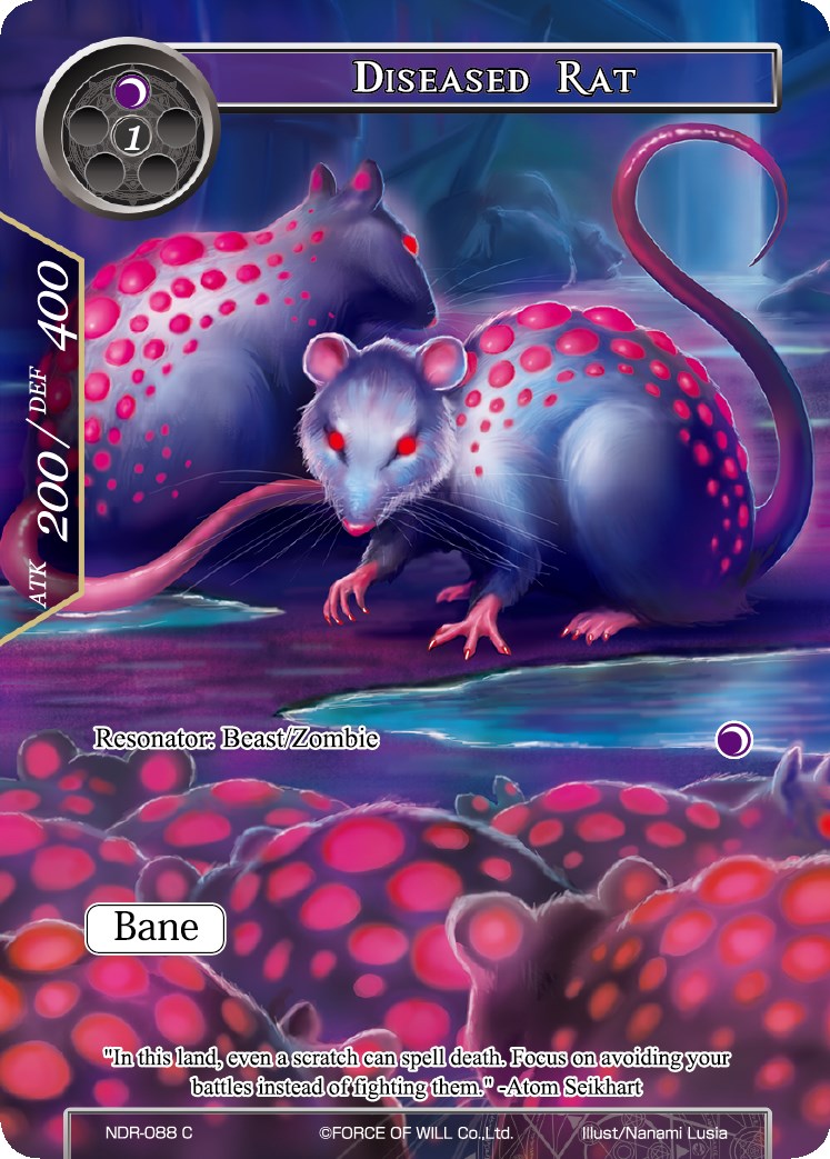 Diseased Rat (Full Art) (NDR-088) [New Dawn Rises]