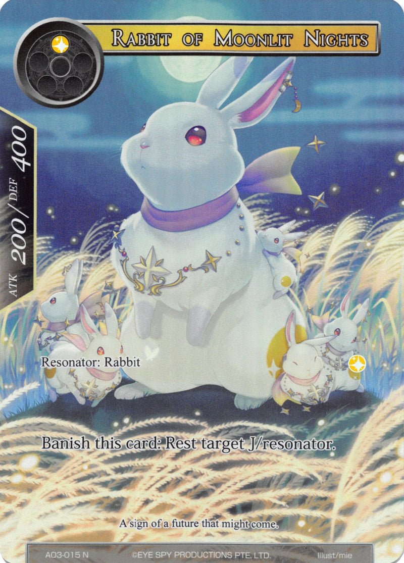 Rabbit of Moonlit Nights (Full Art) (AO3-015) [Alice Origin III]