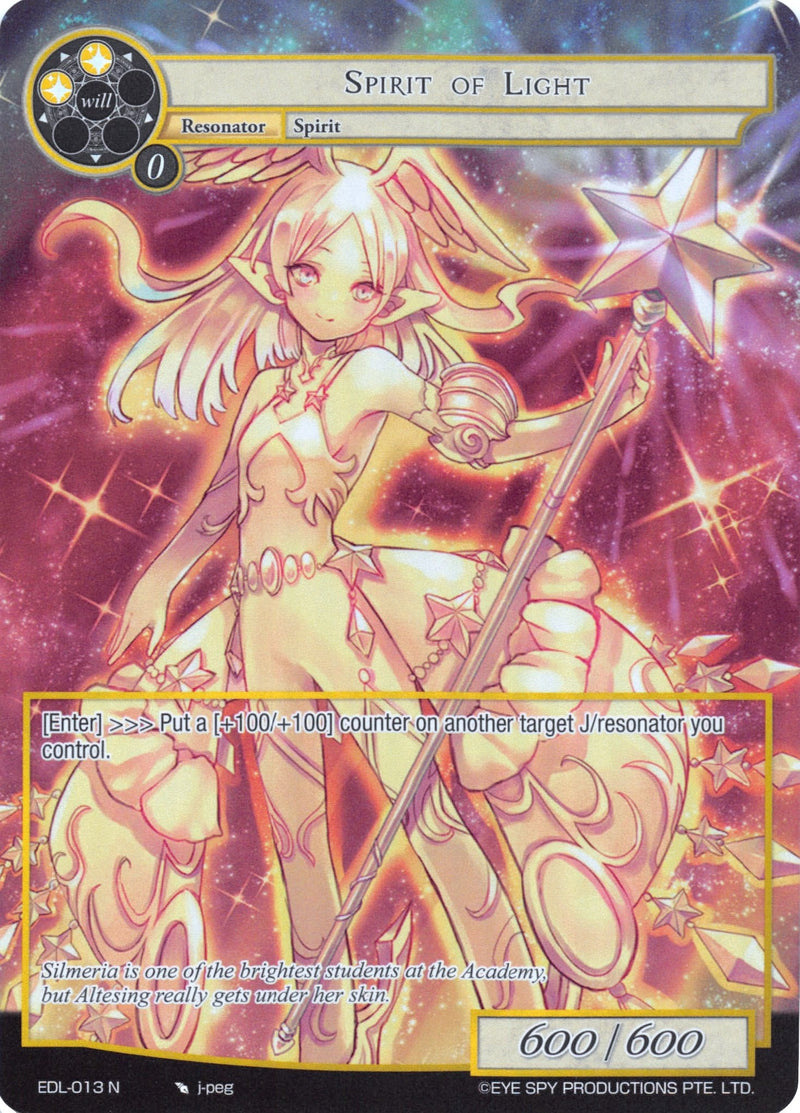 Spirit of Light (Full Art) (EDL-013) [The Epic of the Dragon Lord]