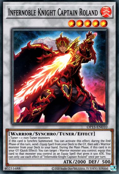 Infernoble Knight Captain Roland [OP15-EN010] Super Rare