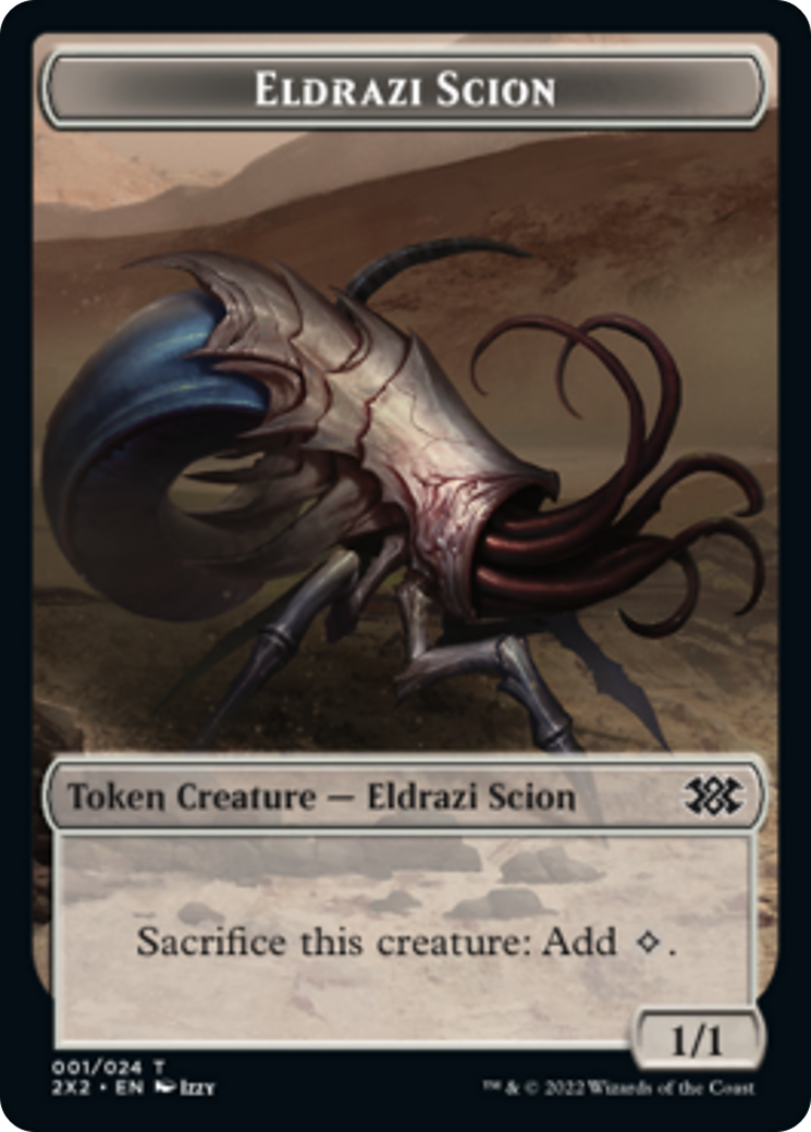 Egg // Eldrazi Scion Double-Sided Token [Double Masters 2022 Tokens]