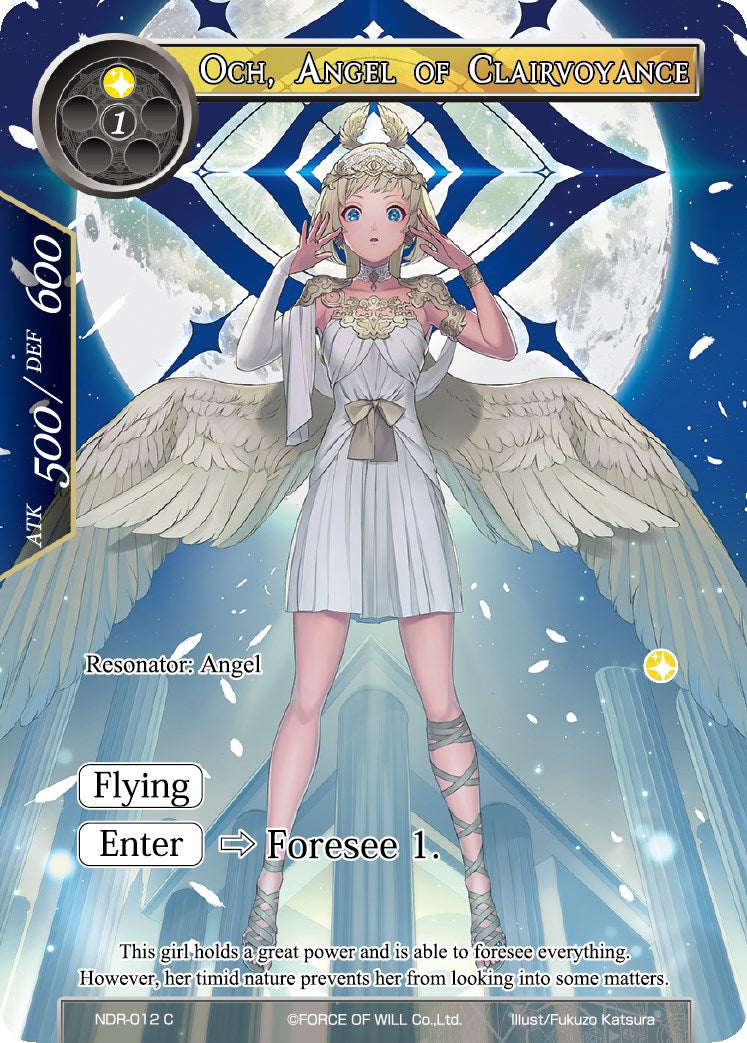 Och, Angel of Clairvoyance (Full Art) (NDR-012) [New Dawn Rises]