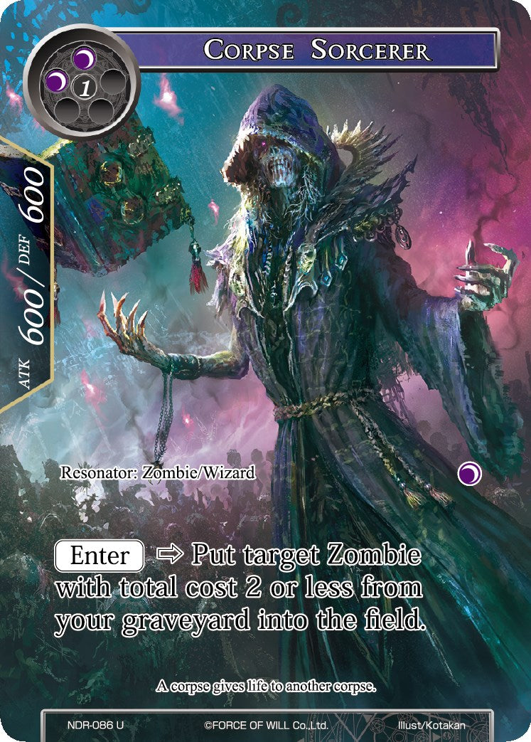 Corpse Sorcerer (Full Art) (NDR-086) [New Dawn Rises]