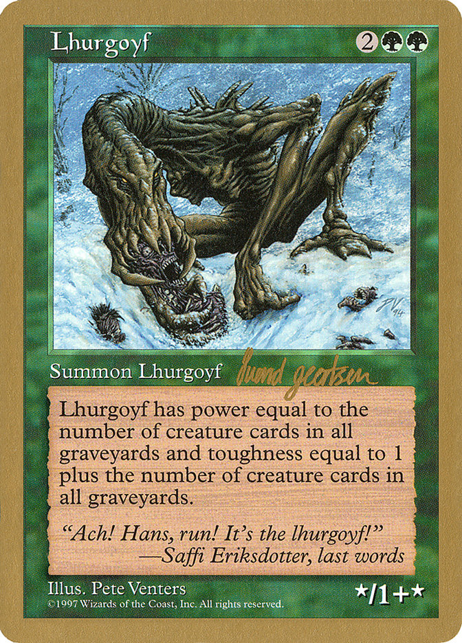 Lhurgoyf (Svend Geertsen) [World Championship Decks 1997]