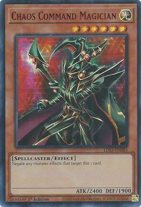 Chaos Command Magician (Red) [LDS3-EN083] Ultra Rare