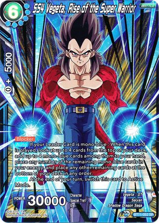 SS4 Vegeta, Rise of the Super Warrior (BT11-052) [Vermilion Bloodline]