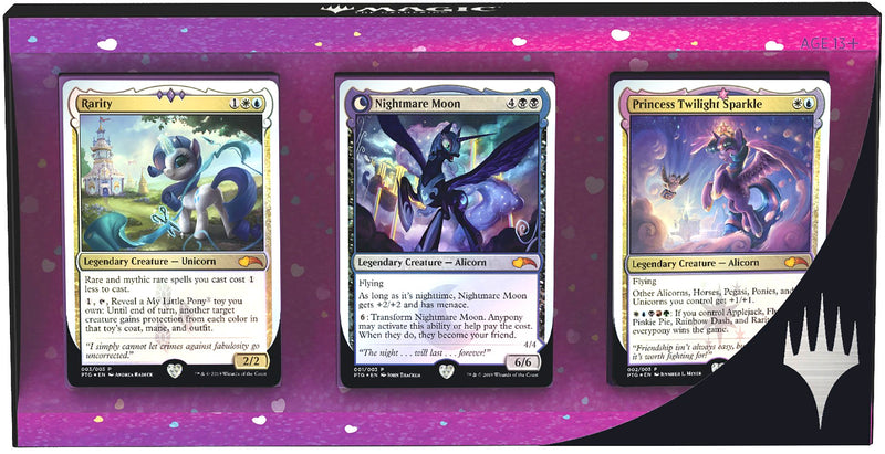 my little pony yugioh cards Magic the Gathering: My Little Pony The Galloping Box Set