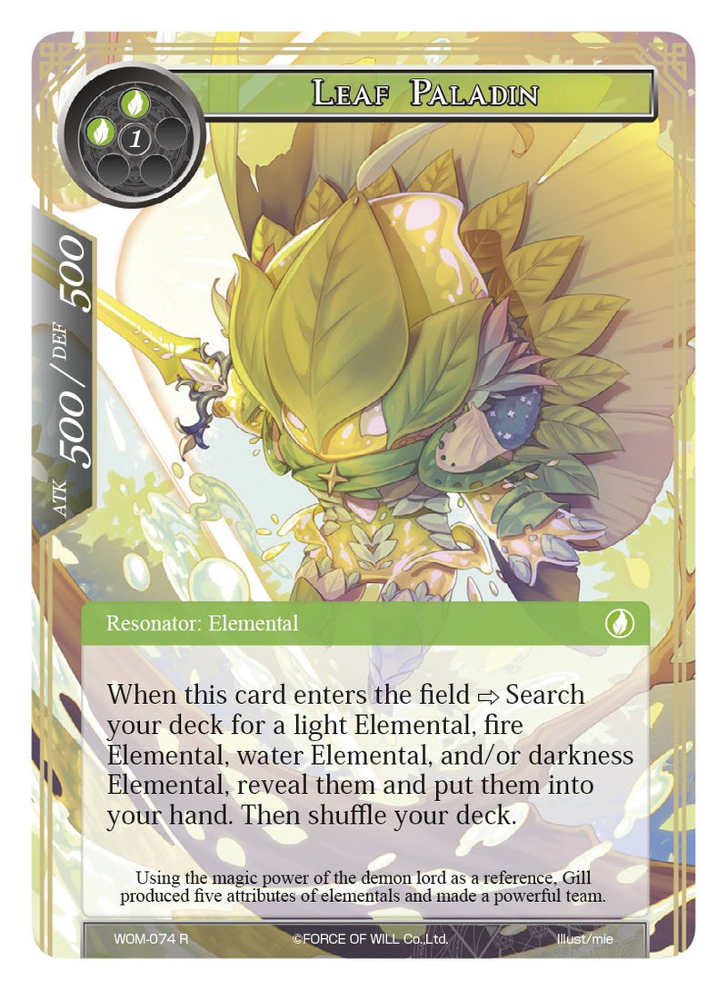 Leaf Paladin (WOM-074) [Winds of the Ominous Moon]