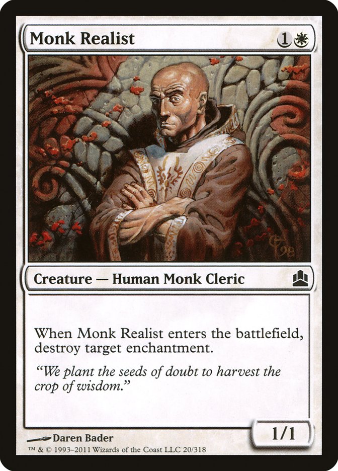 Monk Realist [Commander 2011]