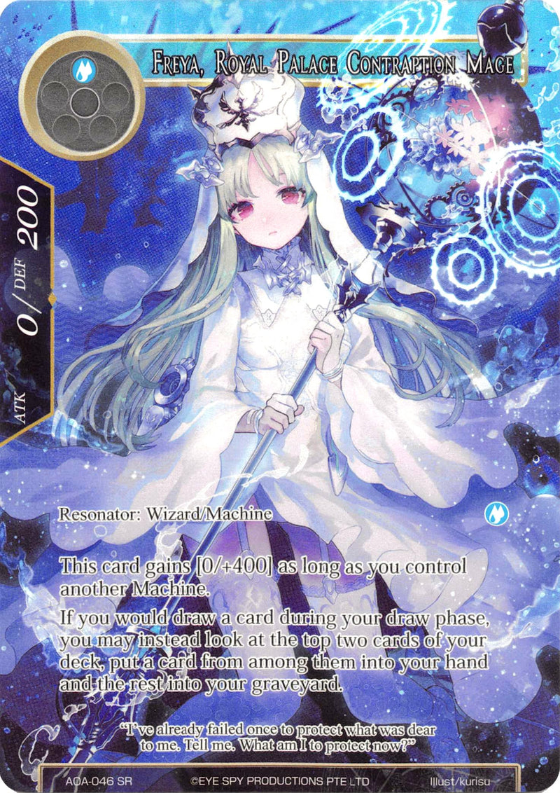 Freya, Royal Palace Contraption Mage (Full Art) (AOA-046) [Awakening of the Ancients]