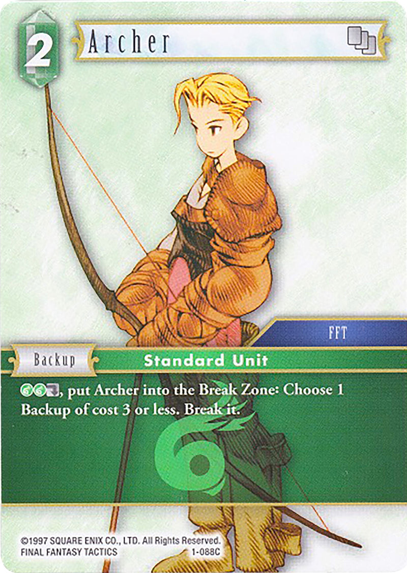 Archer (Male Unit) (Deck Exclusive) [Opus I]