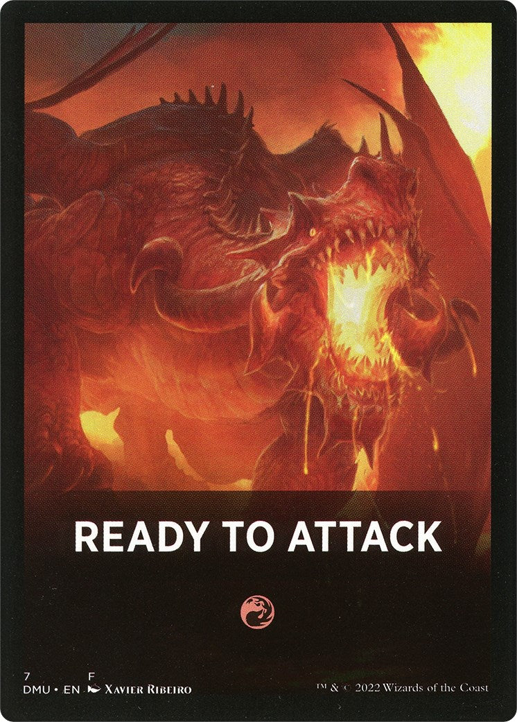 Ready to Attack Theme Card [Dominaria United Tokens]