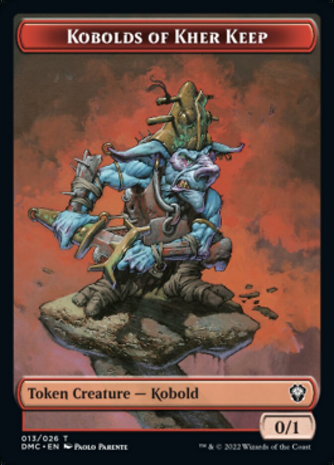 Soldier // Kobolds of Kher Keep Double-Sided Token [Dominaria United Tokens]