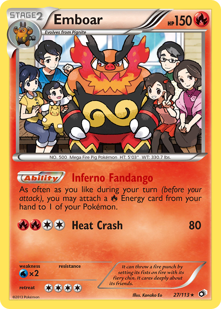 Emboar (27/113) [Black & White: Legendary Treasures]