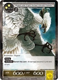 Rukh, the Pure White Divine Hawk (S-003) [Starter Deck: Knights of the Round Table]