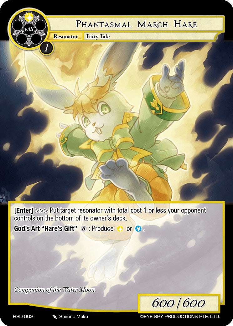 Phantasmal March Hare (HSD-002) [Starter Deck: Hero Cluster]