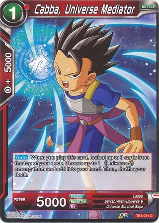 Cabba, Universe Mediator (TB1-011) [The Tournament of Power]