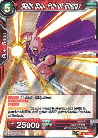 Majin Buu, Full of Energy (TB1-006) [The Tournament of Power]