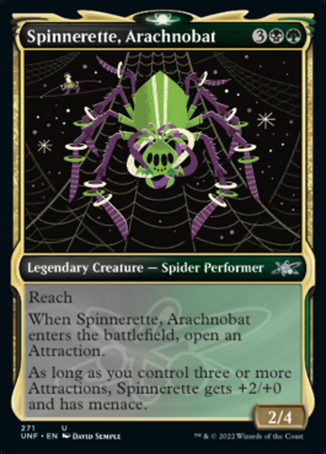 Spinnerette, Arachnobat (Showcase) [Unfinity]