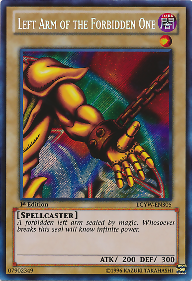 Left Arm of the Forbidden One [LCYW-EN305] Secret Rare