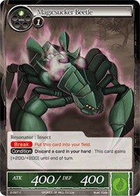 Magicsucker Beetle (2-087) [Starter Deck: Magic Circle of the Hurricane]