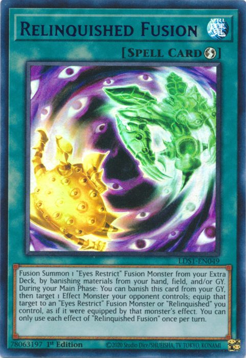 Relinquished Fusion (Purple) [LDS1-EN049] Ultra Rare