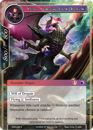 Viola, Vengeful Ebon Dragon (ENW-095) [Echoes of the New World]