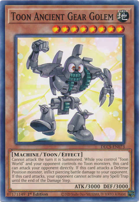 Toon Ancient Gear Golem [DLCS-EN073] Common