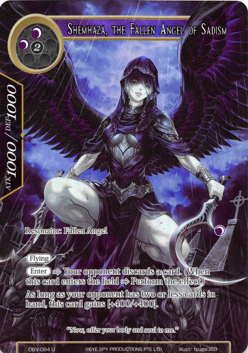 Shemhaza, the Fallen Angel of Sadism (Full Art) (DBV-084) [The Decisive Battle of Valhalla]