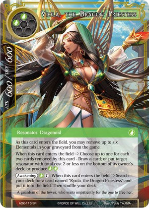 Viola, the Dragon Priestess (ADK-115) [Advent of the Demon King]