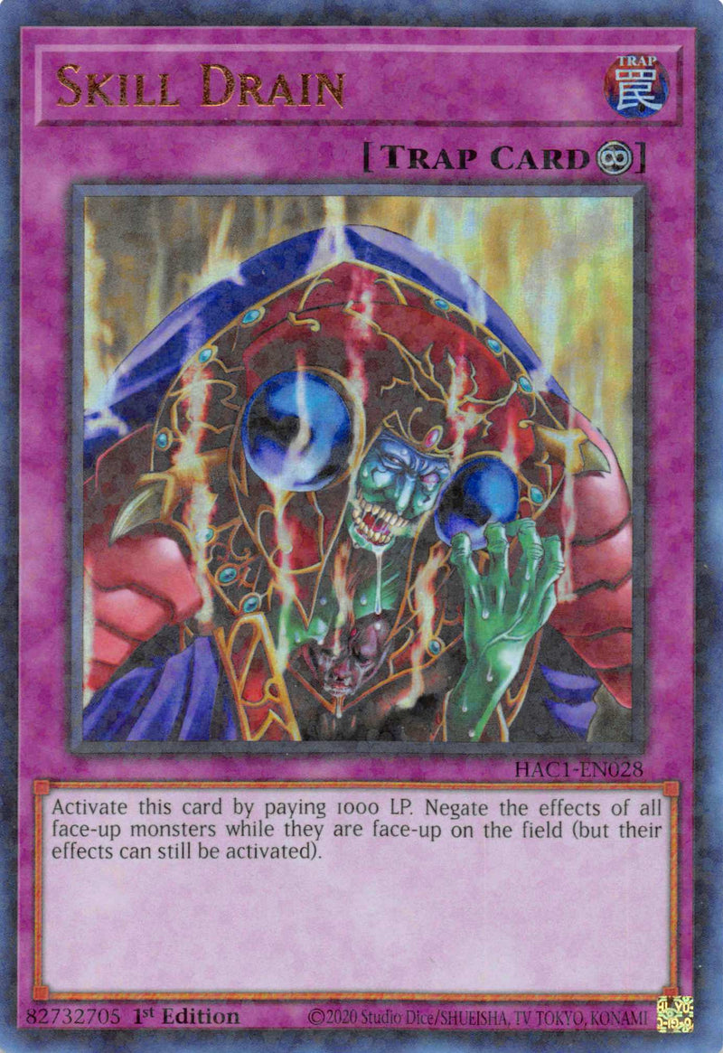 yugioh master duel skill drain deck Yu-Gi-Oh! - (DCR-049) - Dark Crisis - 1st Edition Negate the effects of all face Skill Drain (Duel Terminal) -