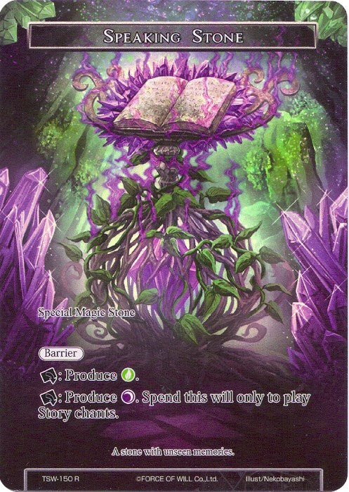 Speaking Stone (Full Art) (TSW-150) [The Time Spinning Witch]