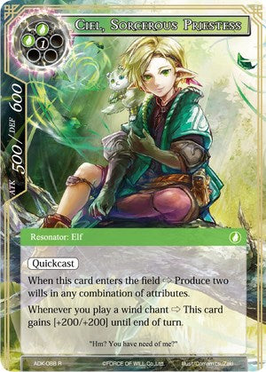 Ciel, Sorcerous Priestess (ADK-088) [Advent of the Demon King]