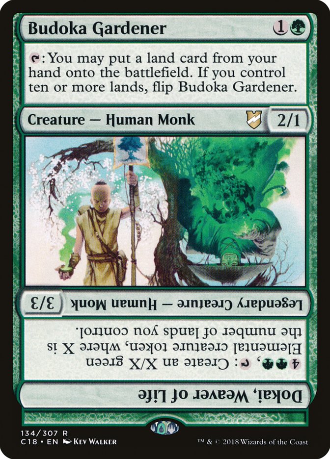 Budoka Gardener // Dokai, Weaver of Life [Commander 2018]