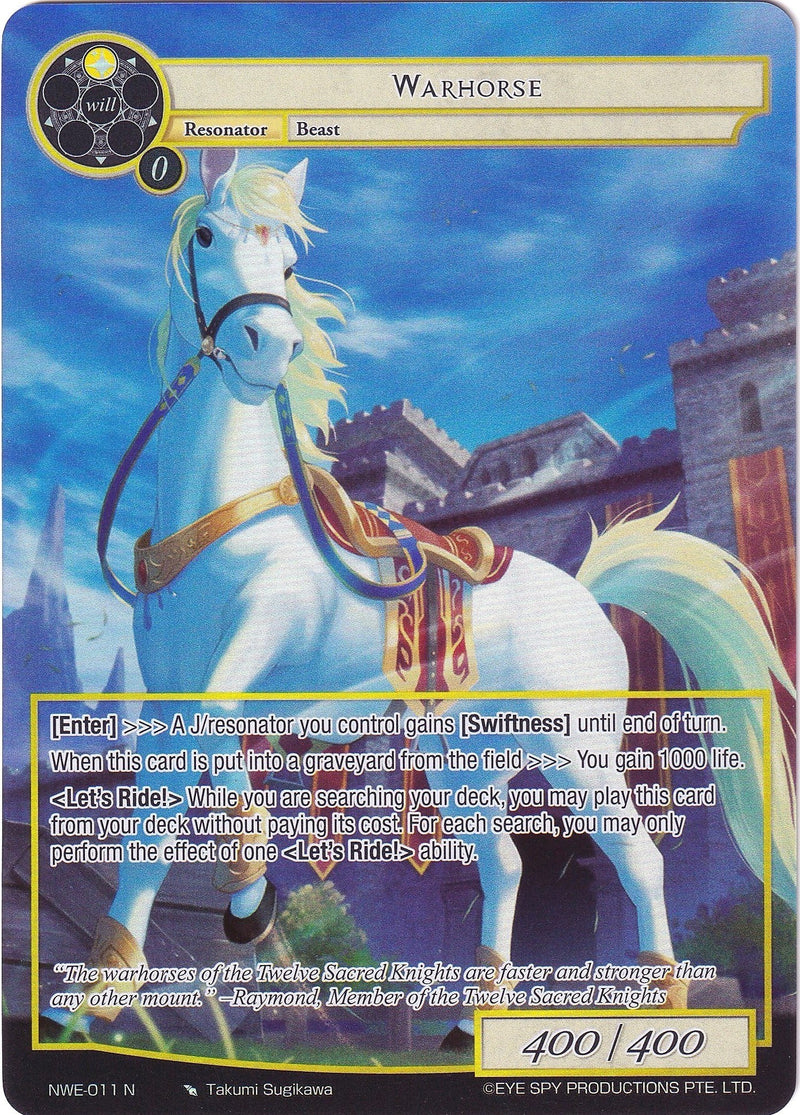 Warhorse (Full Art) (NWE-011 N) [A New World Emerges]