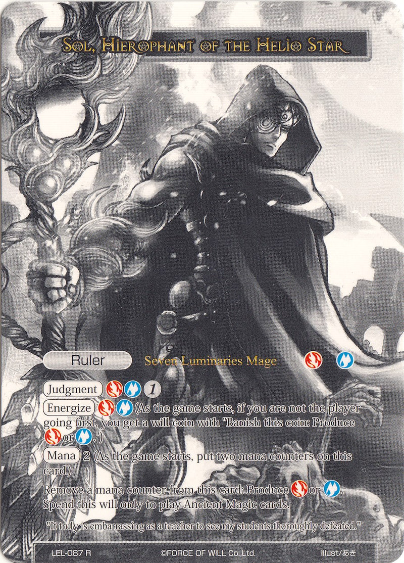 Sol, Hierophant of the Helio Star // Sol, Dark Commander of Steam (Uber Rare) (LEL-087 JR) [Legacy Lost]