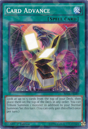 Card Advance [BP03-EN185] Shatterfoil Rare