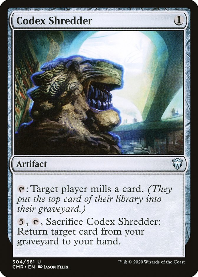 Codex Shredder [Commander Legends]