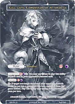 Gill Lapis, Conqueror of Attoractia // Gill Lapis, Rebel of Darkest Fires (Uber Rare) (RDE-061/J) [Return of the Dragon Emperor]